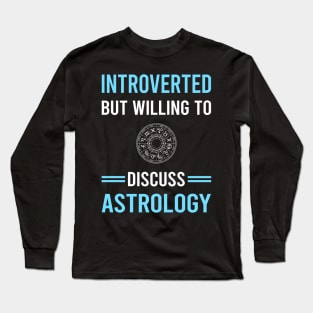 Introverted Astrology Astrologer Long Sleeve T-Shirt